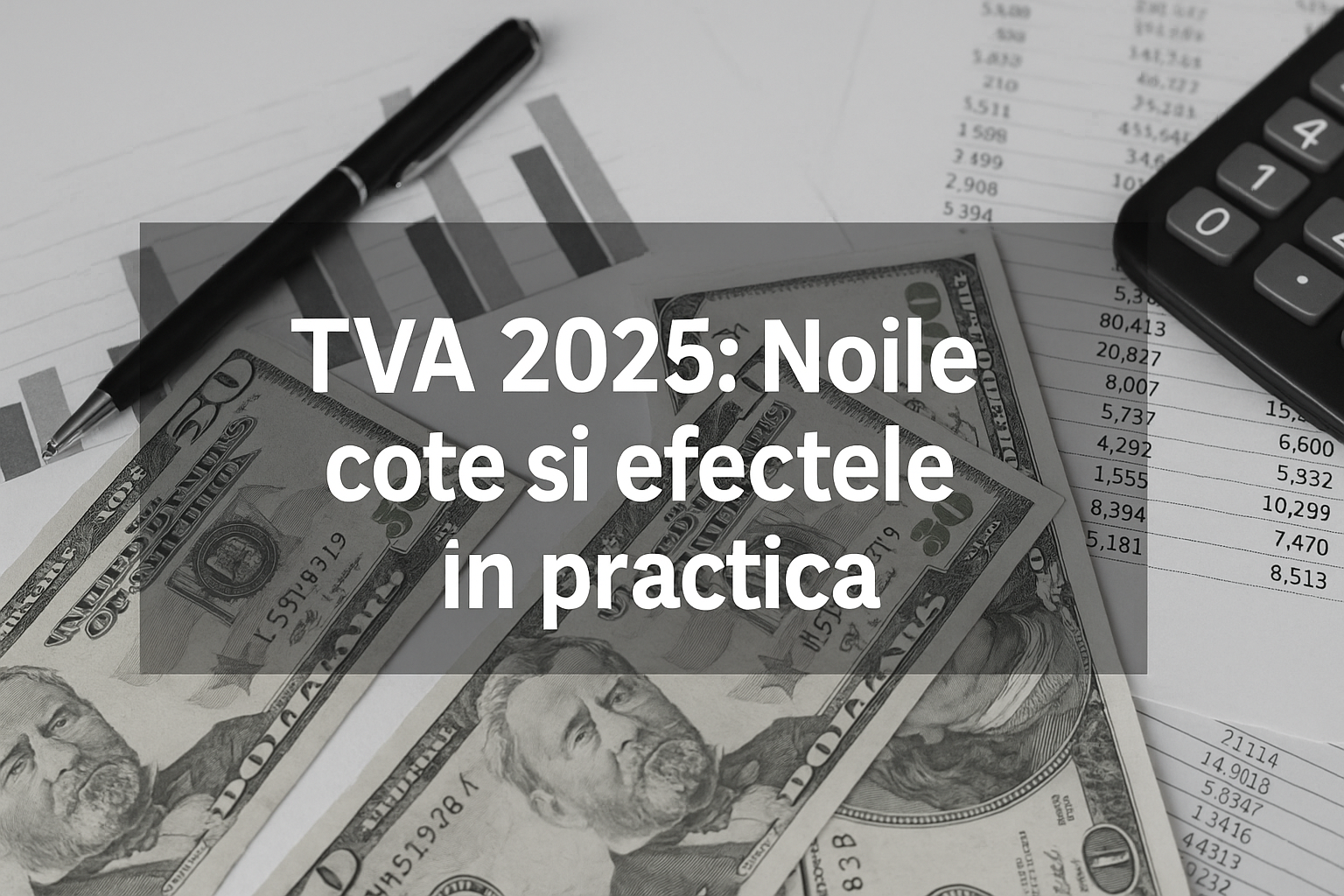 TVA 2025: Noile cote si efectele in practica